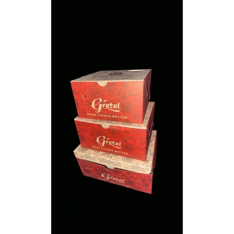 

Box Snack Kraft Motif
