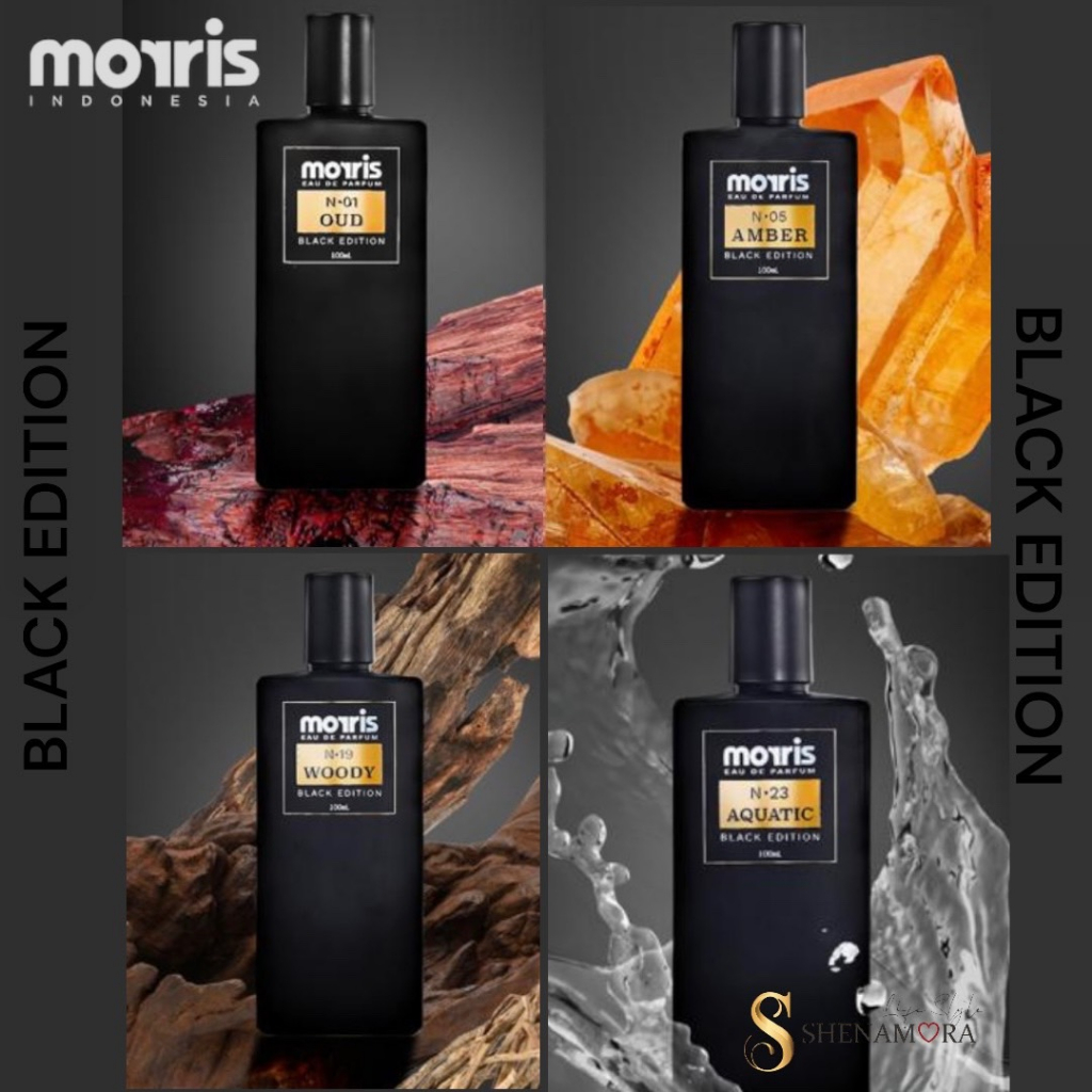 Morris Eau De Parfum Pria | Black Edition 100mL