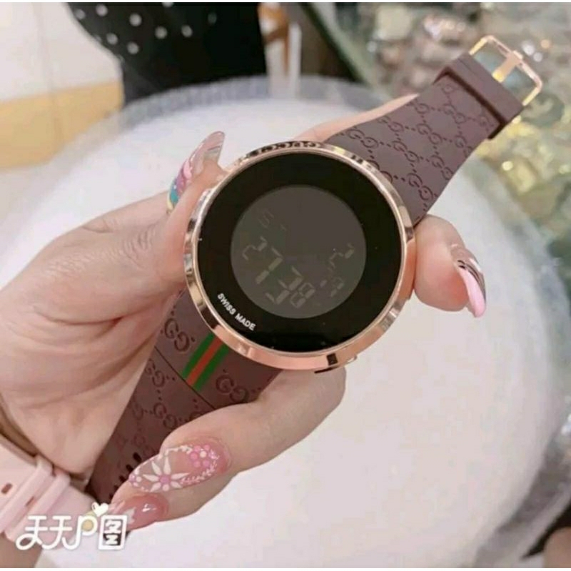 NEW SALE! Jam Tangan G*cci Wanita Digital Tahan Air Kasual Terlaris Bayar Dirumah