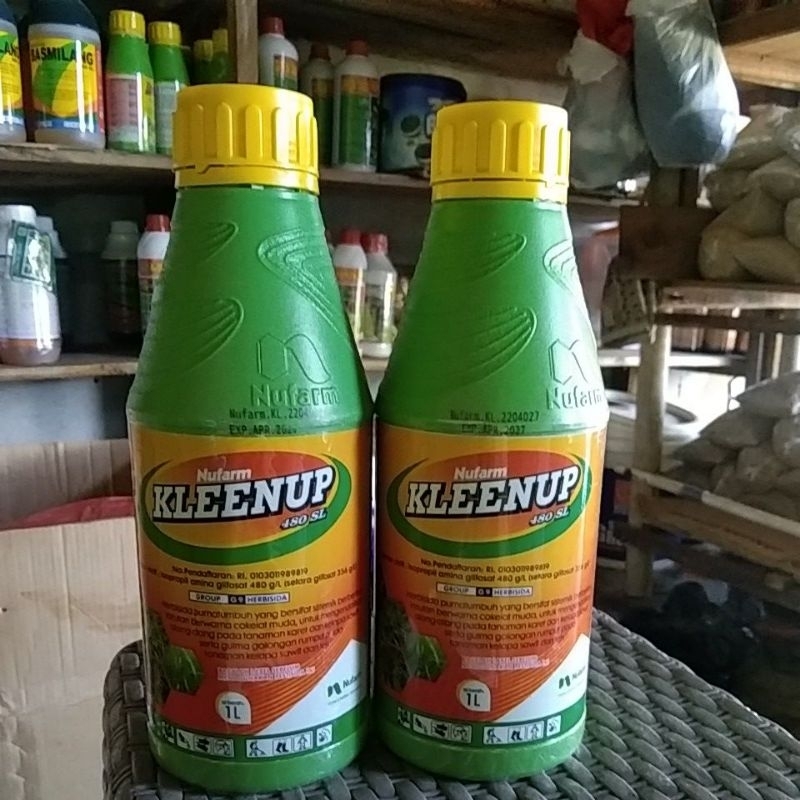 KLEENUP 1L  480sl  herbisida pembasmi rumput liar..