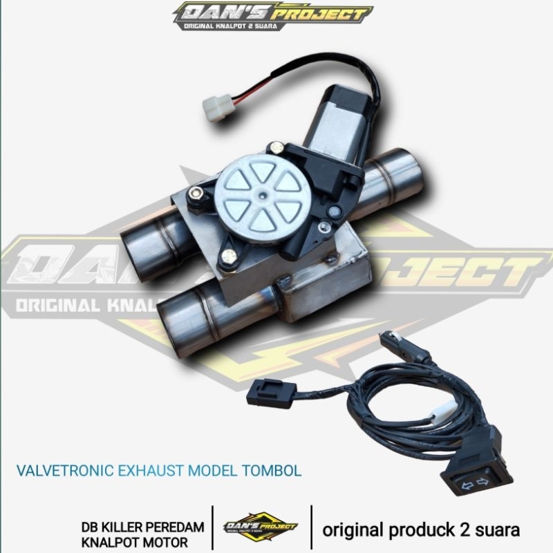 valvetronic exhaust 2 katup pipa 2.5 inc, bahan anti karat