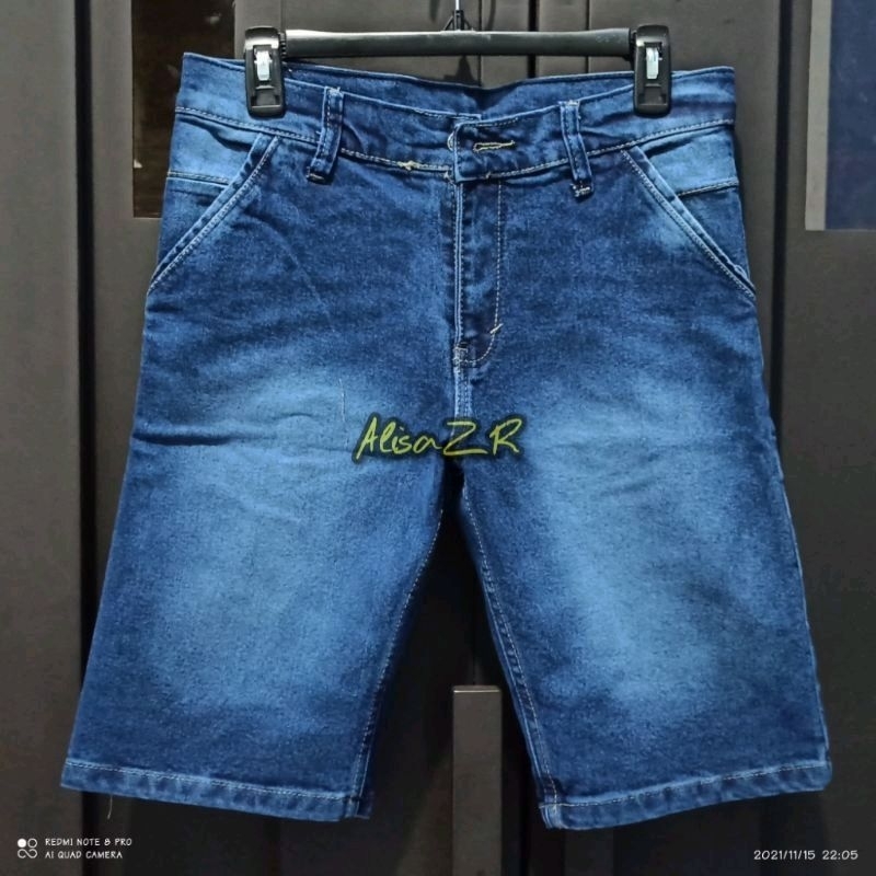 Celana pendek pria jeans snow street Premium distro