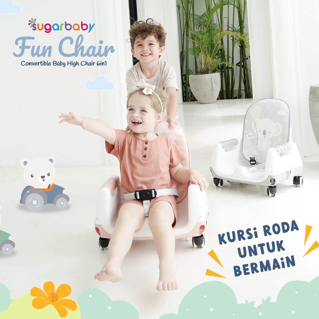 Sugarbaby Fun Chair (Convertible Baby High Chair 6in1)