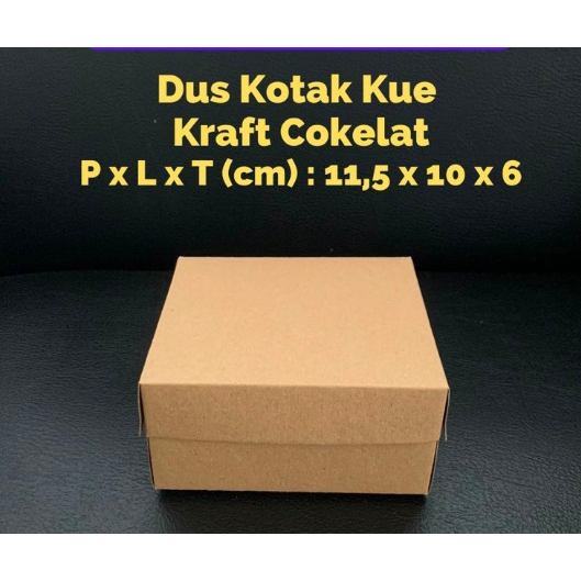 

Dus kue/kotak makan/snack box (11,5x10x6) laminasi tebal300gr