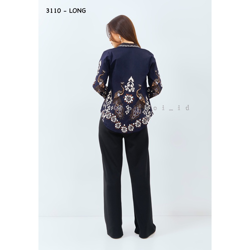 Cardigan panjang batik wanita / cardigan batik cewek / outer batik kantor / outer hijab murah / 241