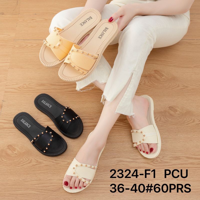 Sandal wanita Teplek Import Motif Kokop Lengkung Manik BALANCE