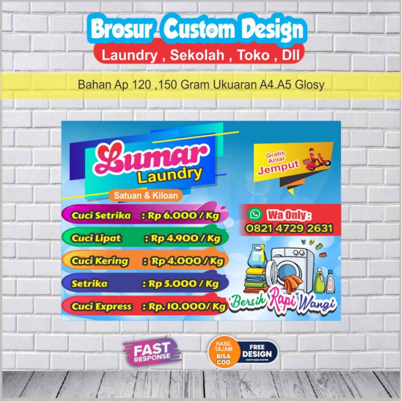 

Cetak Brosur Flyer Selebaran Custom Free design