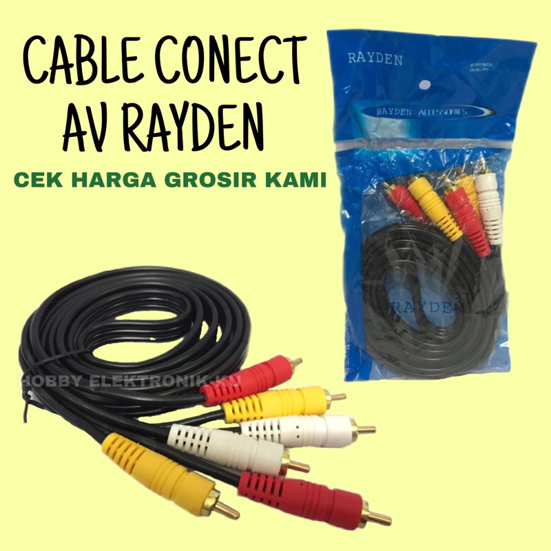 CABLE CONNECT AV RAYDEN CABLE BESAR