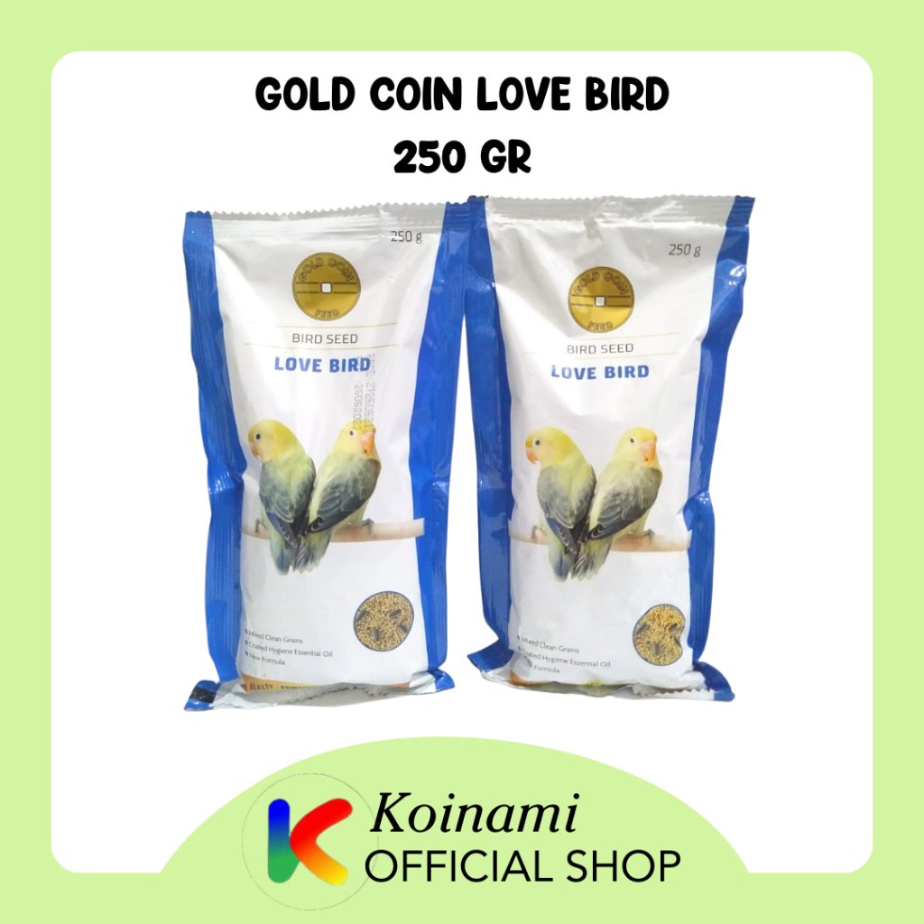 GOLD COIN LOVE BIRD / MAKANAN BURUNG LOVE BIRD