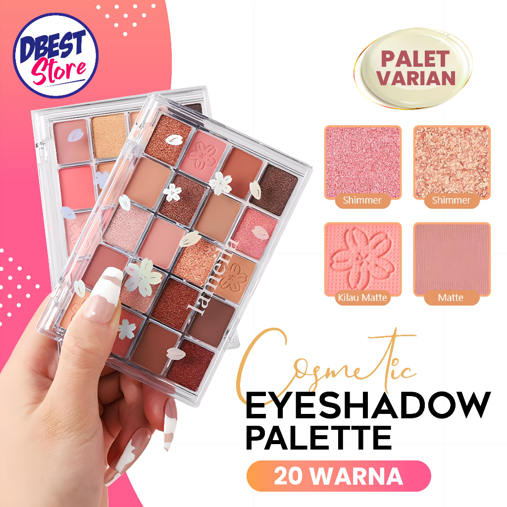 DIKALU Eyeshadow Cherry Blossom Palette 20 Warna