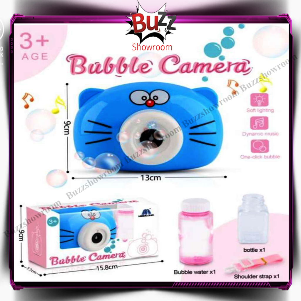 Bubble Camera Automatic Mainan Gelembung Busa Kamera OtomatisPig HelloKitty Sapi Kelinci