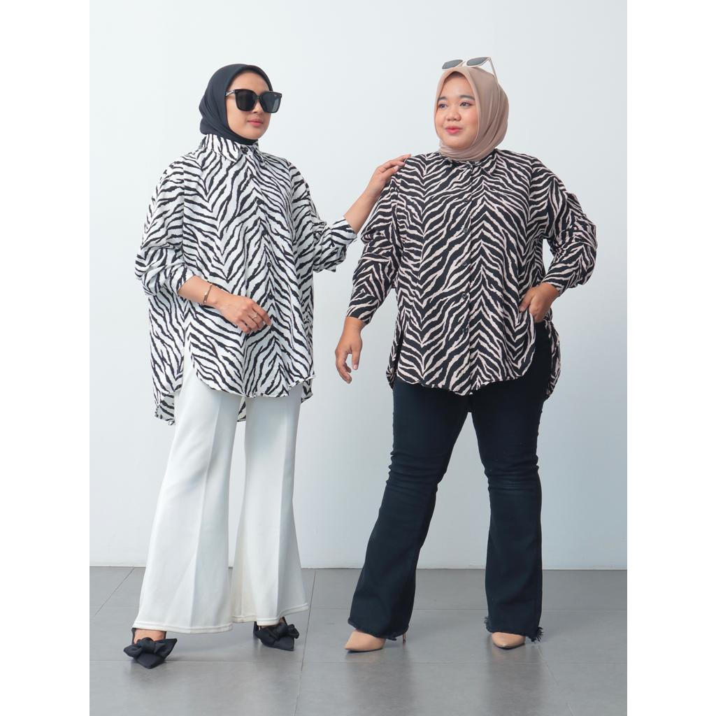 Kemeja Wanita Jisha Oversize - 230102065