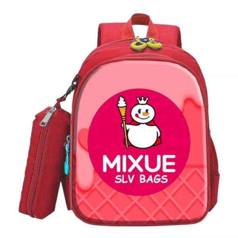 Tas ransel anak tas sekolah anak Mixue tas mixue anak 2in1 tas ransel anak 2in1 mixue bags tas anak perempuan