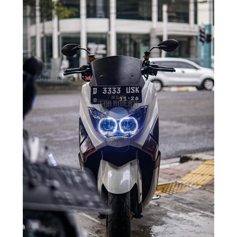 LAMPU DEPAN / HEADLAMP CUSTOM DOUBLE PROJECTOR BILED YAMAHA NMAX OLD 155