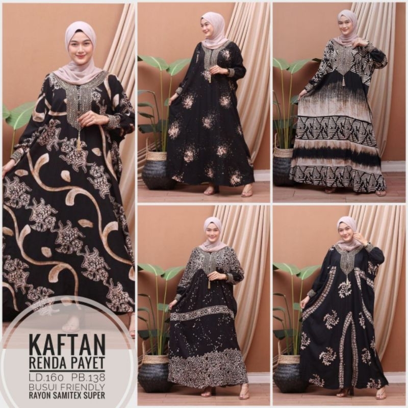 KAFTAN BATIK CAP| KAFTAN RENDA| KAFTAN BATIK CAP PREMIUM| GAMIS JUMBO
