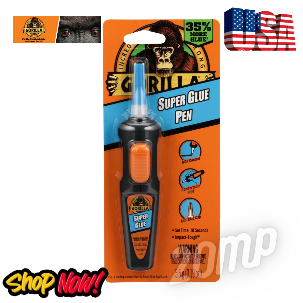 

GORILLA SUPER GLUE GEL PEN PRECISE 5.5 GR USA