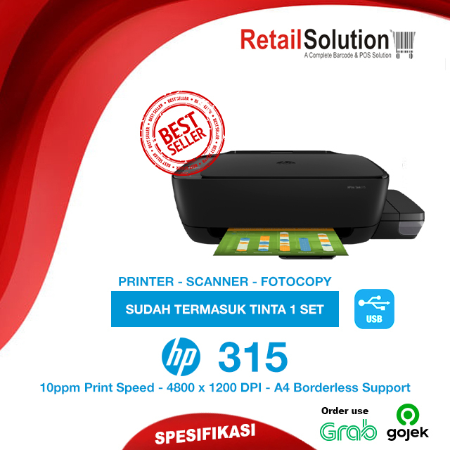 HP Ink Tank 315 - Print Scan Copy