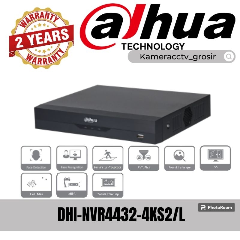 NVR DAHUA 32 CHANNEL DHI-NVR4432-4KS2/L