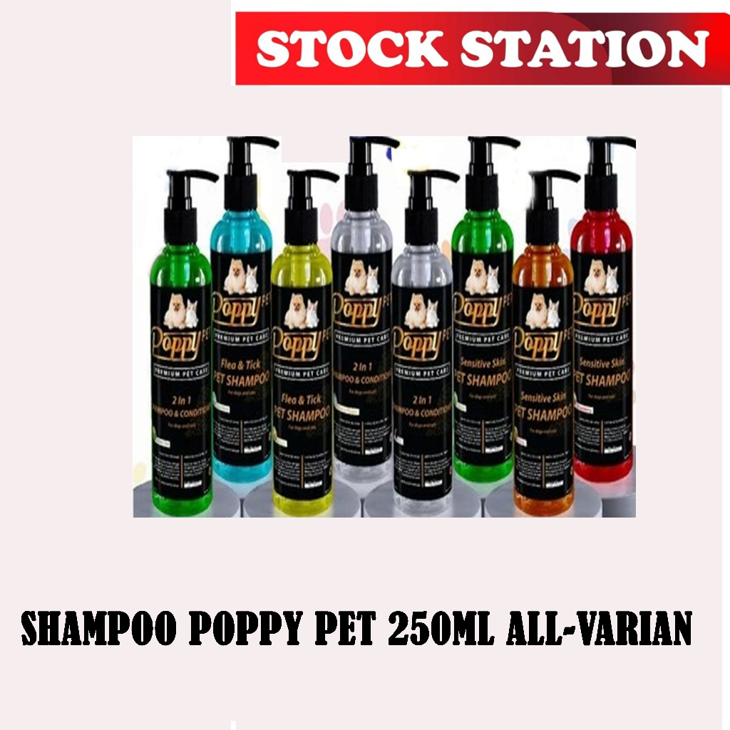 Shampoo &amp; Parfum Kucing/Anjing POPPY PET 250ML