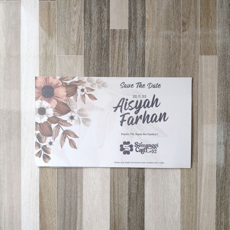 UNDANGAN SEMANGGI 02 CETAK DAN PLASTIK