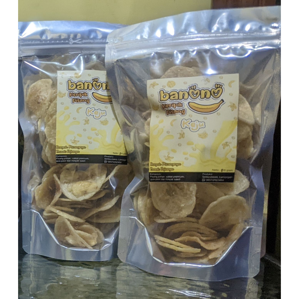 

Keripik Pisang Rasa Keju Banono Camilan Enak Murah 100g