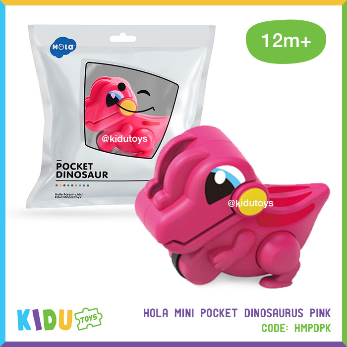 Mainan Anak Mini Figure Dinosaurus Hola Mini Pocket Dinosaurus Kidu Baby