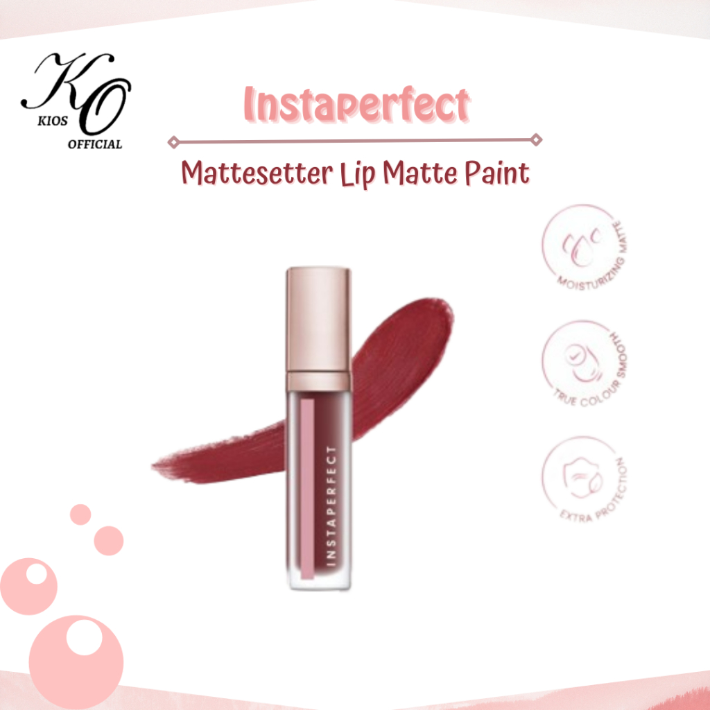 Wardah Instaperfect Mattesetter Lip Matte Paint 5.5g | Lip Cream