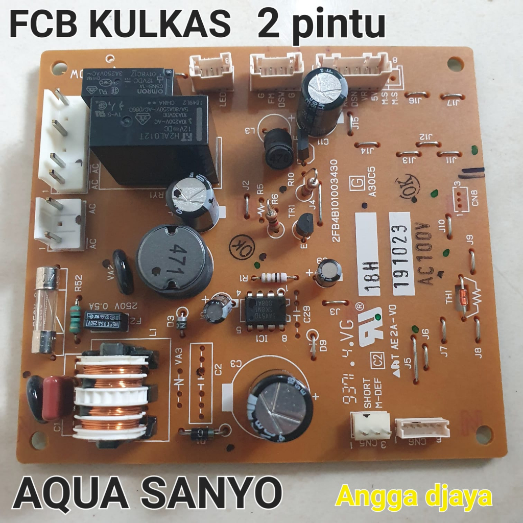 FCB KULKAS 2 PINTU AQUA SANYO HAYER ORIGINAL