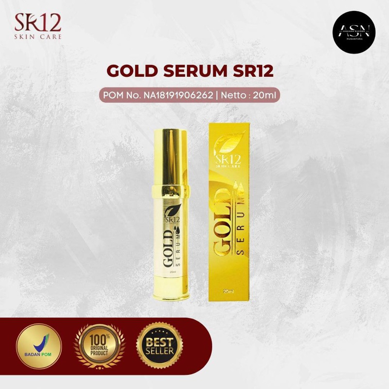 SERUM GOLD SR12 DEBS BJM / SERUM ANTI AGING / MENCERAHKAN WAJAH