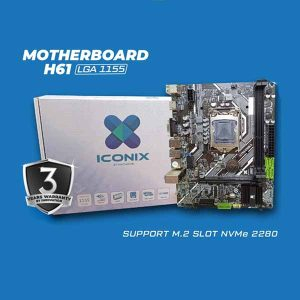 Motherboard ICONIX H110 SOCKET 1151 M.2 SLOT NVME 2280 MOBO H110 1151