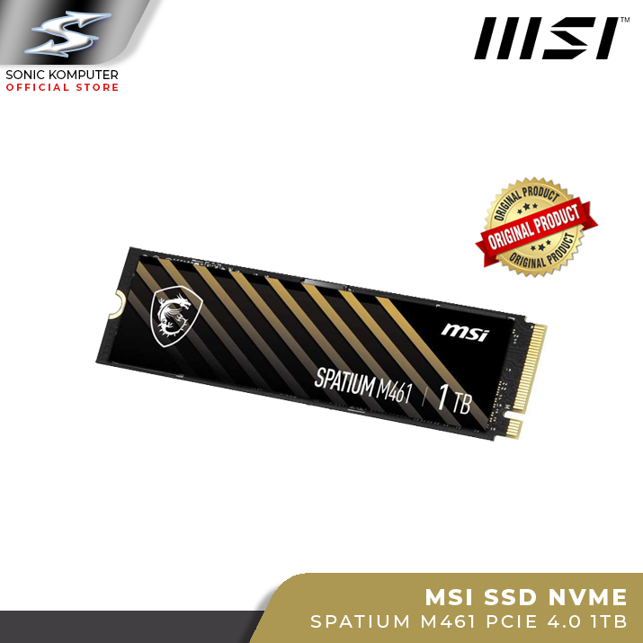 SSD MSI SPATIUM M461 PCIe 4.0 NVMe M.2 1TB Gen 4