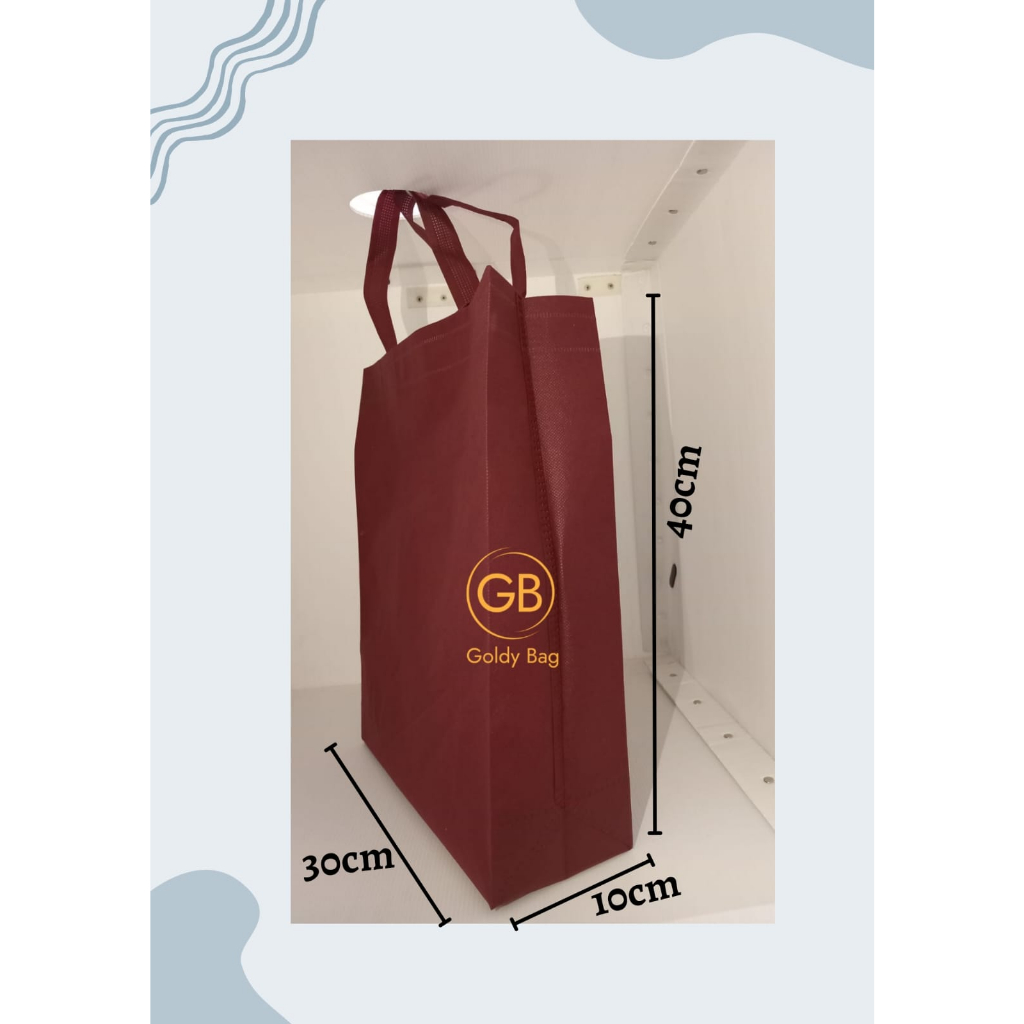 

Goodie Bag Handle Box Uk. 30 x 10 x 40 / Tas Spunbond