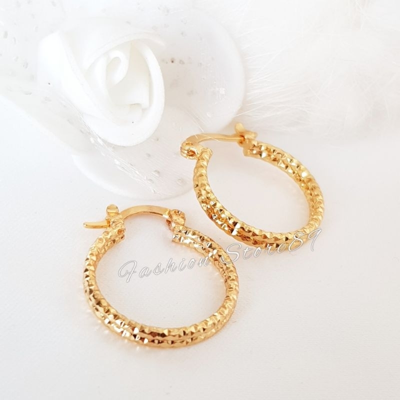 Anting Gipsy Anting Bulat Ring 2 fashion anting model bulat tusuk gipsy xuping impor