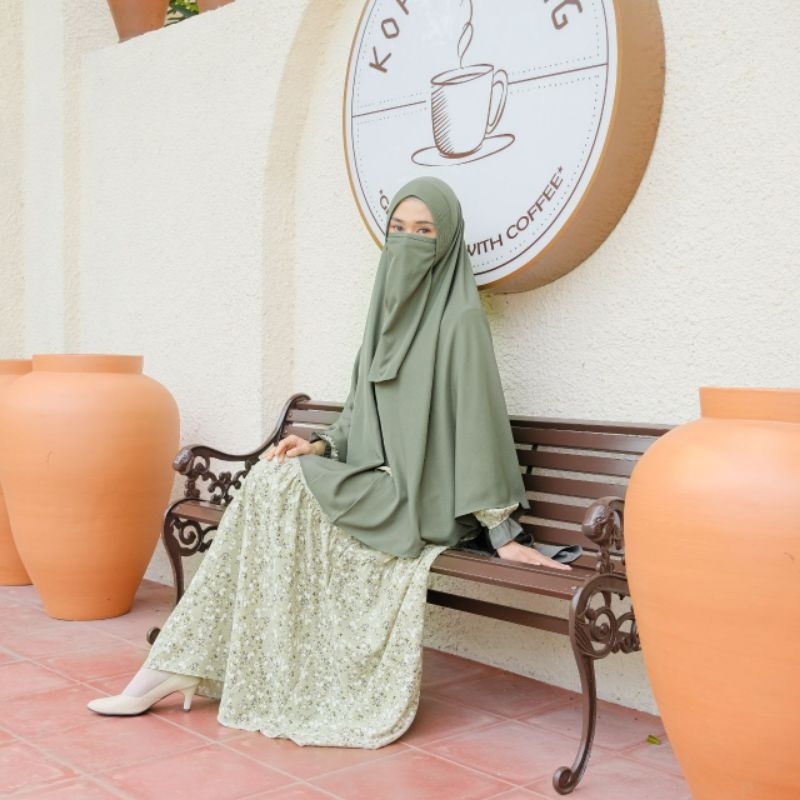 Yasmin Set Tsabita Mumtaz Gamis Motif Yasmin set Khimar