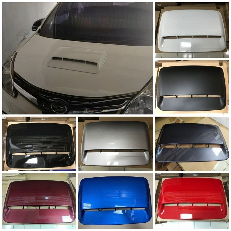 [X369] Air Flow Fortuner Kap Mesin Air Scoop Universal Mobil Kijang Triton Avanza Innova Brv Agya Xenia Hilux Pajero Xpander Calya XL7