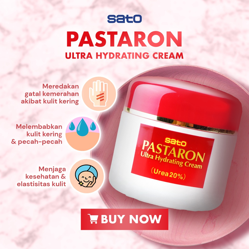 Sato Pastaron Ultra Hydrating Cream Pelembab 20% Urea 60gr