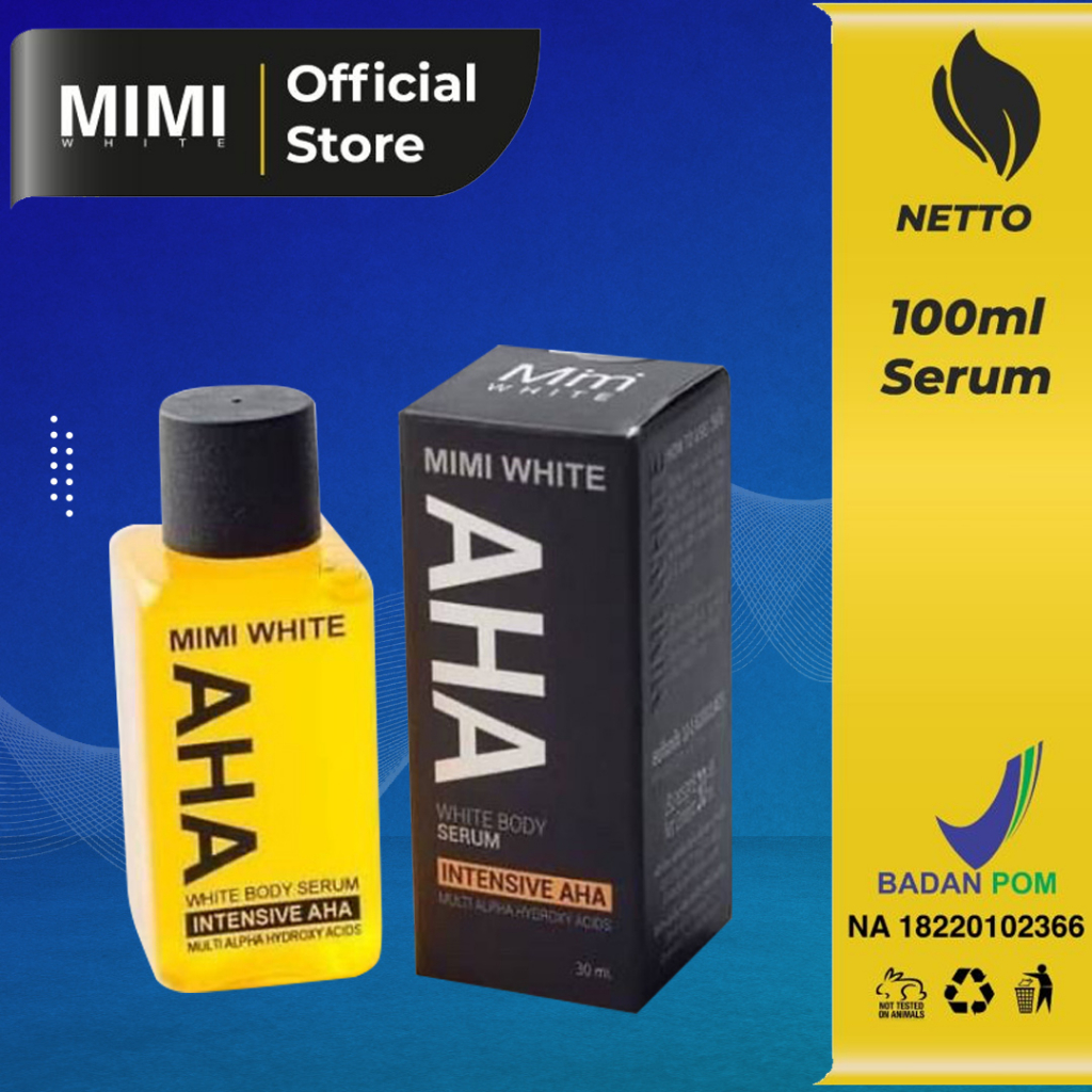 Mimi AHA White Serum Pemutih Tubuh