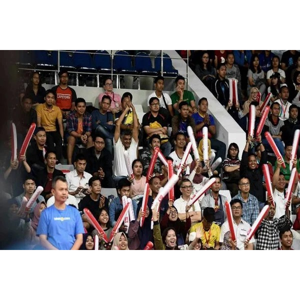 Sepasang 2 Pcs Balon Tepuk Suporter Supporter - Balon Tepuk Pentungan Penonton Perayaan Lomba Pertandingan Olahraga Sepak Bola Badminton