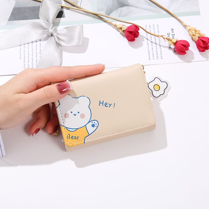 ♥DPS829♥Dompet Wanita Impor Dompet Kecil Lucu Dompet Kecil Seratus Dompet Lipat D233