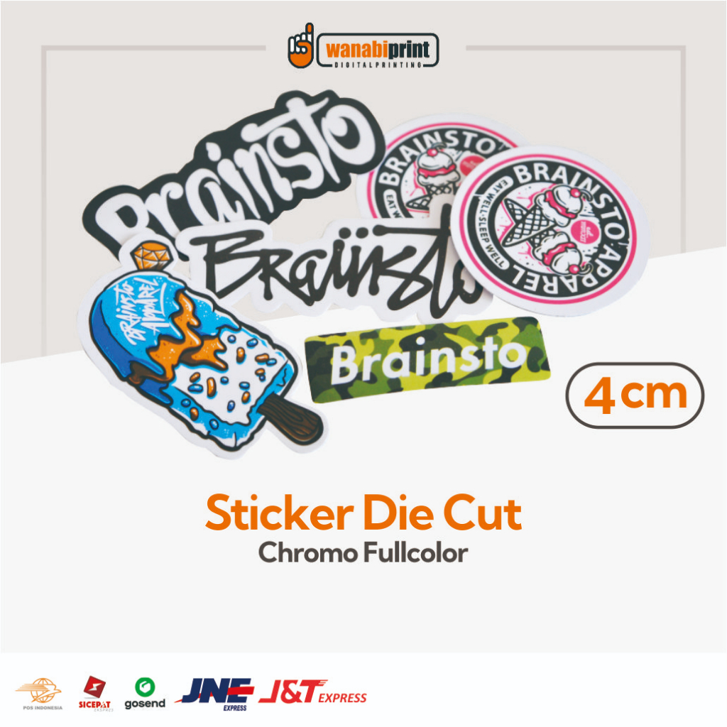 

Sticker Stiker Die Cut Kiss Cutting Machine Box Meaning Custom Vinyl Chromo Ukuran 4cm