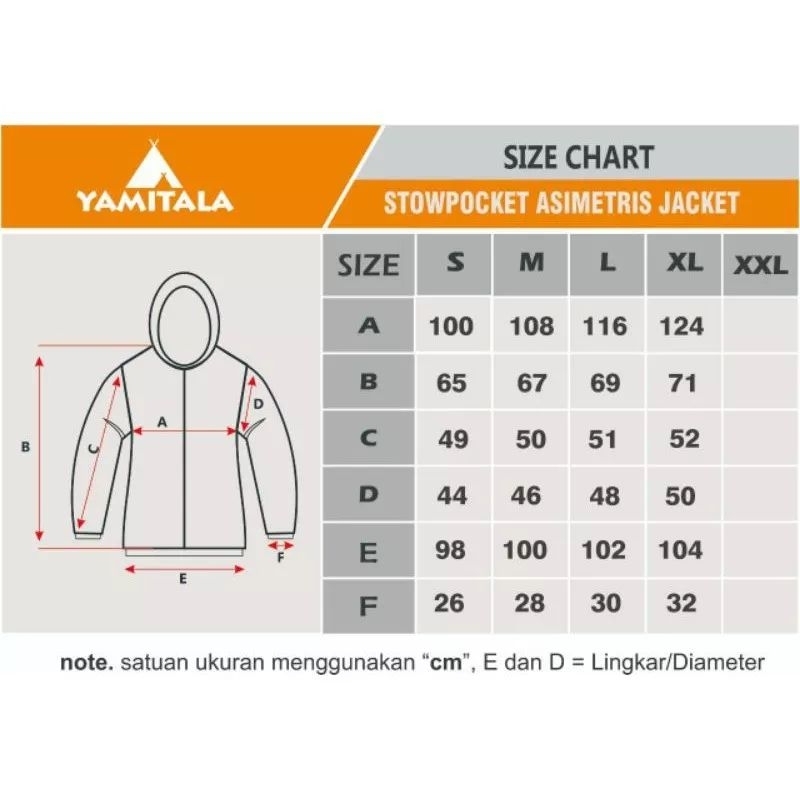 Yamitala Jaket Asymmetry Stow Pocket