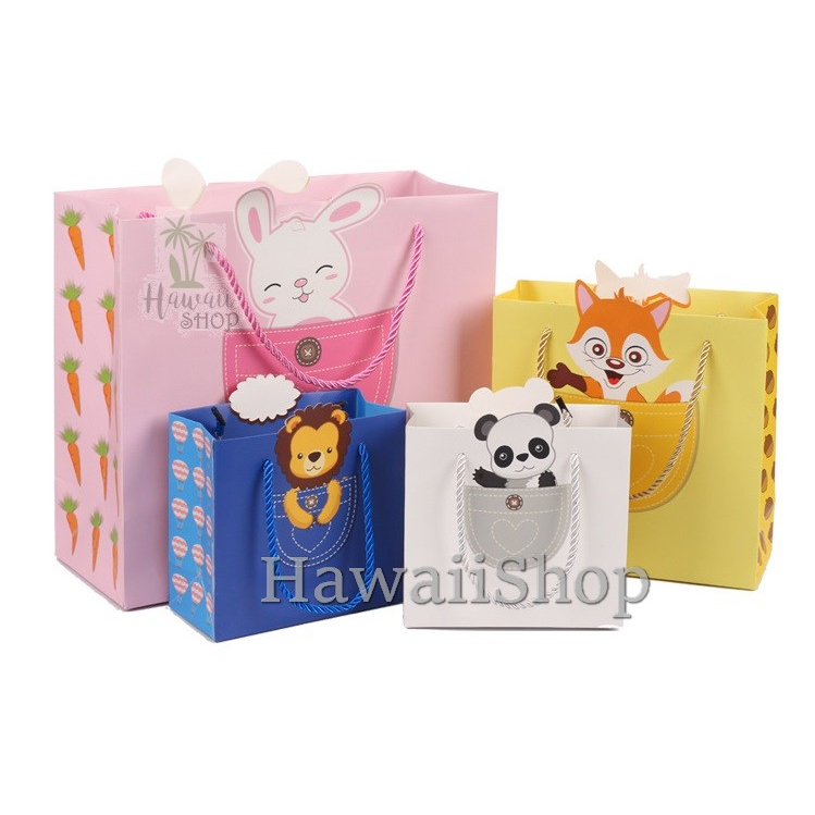 Paper Bag Motif Animal | Zoo / Tas Kado Ulang Tahun premium quality