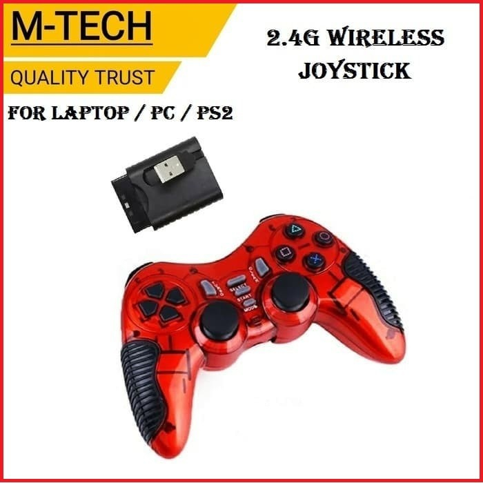 M-Tech Wireless GAMEPAD Stik 3 in 1 Joystick for PC - Laptop - PS2