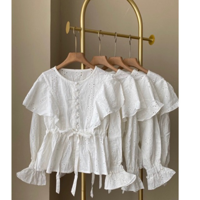 Zephyr Blouse Vintage jelita lace top oclo