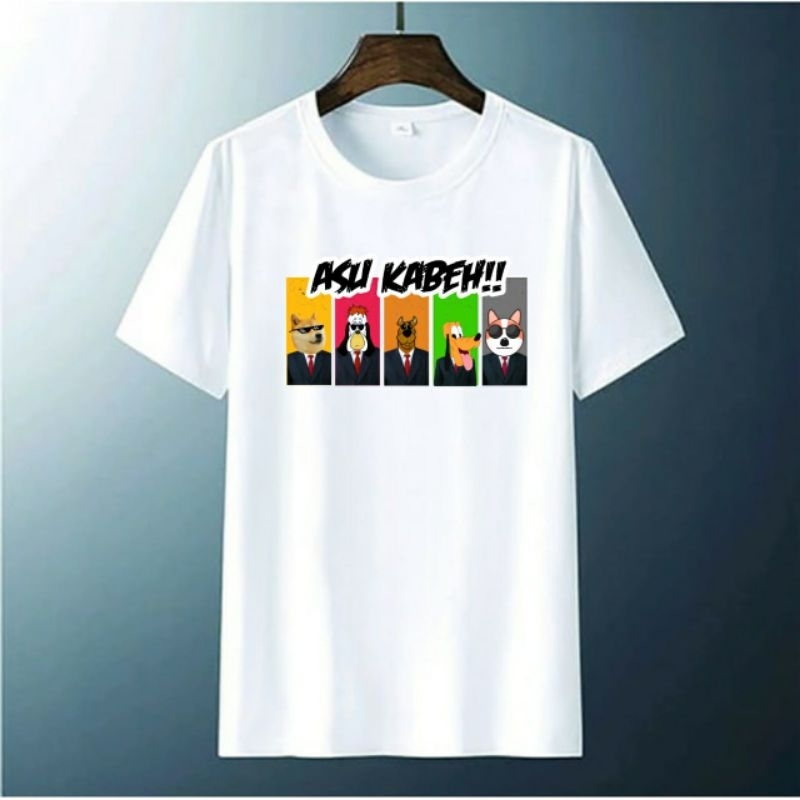 Kaos Asu Kabeh Viral Kaos Meme Lucu Pria Wanita