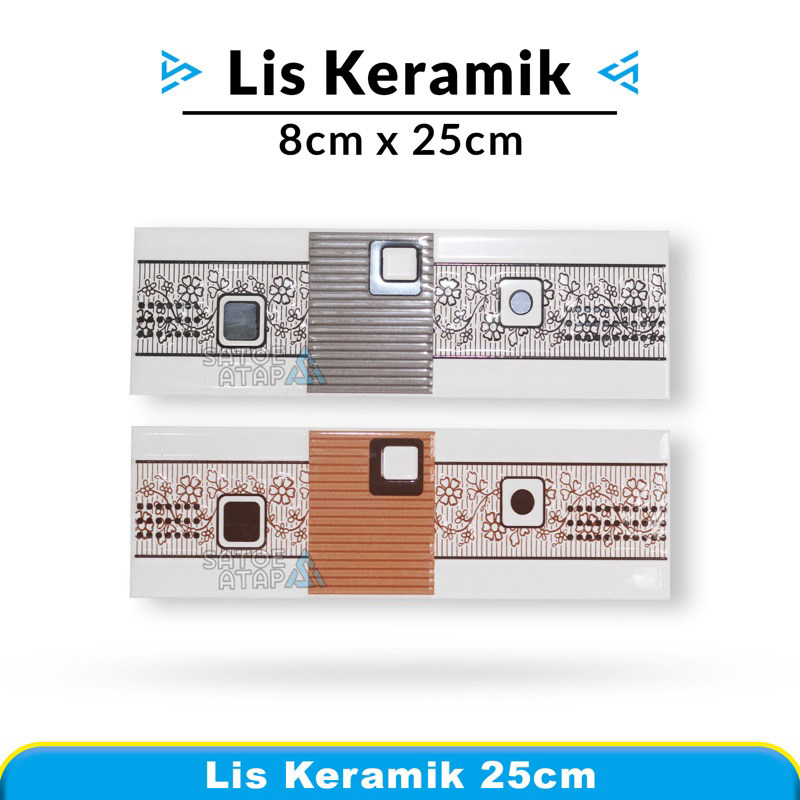 Lis Keramik Dinding Kamar Mandi Dapur Tasya 8x25