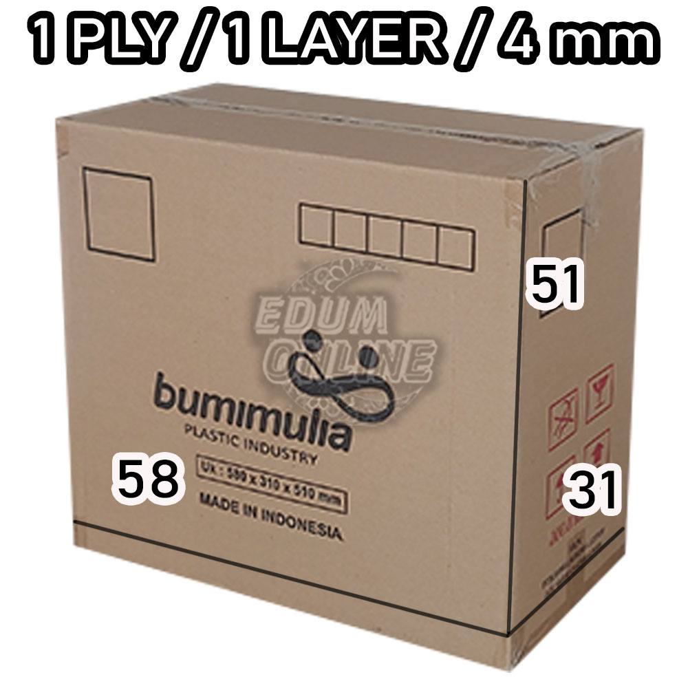 

Kardus 58x31x51 Besar Pindahan Jumbo Packing Bekas Packaging Dus Tebal Box Pengiriman Penyimpanan Kotak 1ply 2ply Baru 2 layer 1 layer 2 ply 1 ply Super Karton Kemasan Murah Dynaplast Polos Paking Barang Kantor Arsip Kuat Keras Single Double Wall EDUM