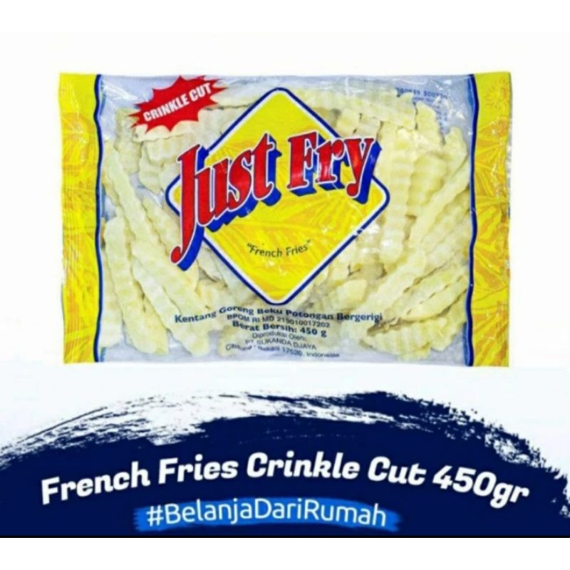 

Kentang Just Fry Crinkle Cut 450gr French Fries