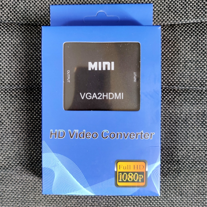 CONVERTER VGA TO HDMI WITH AUDIO BOX MINI