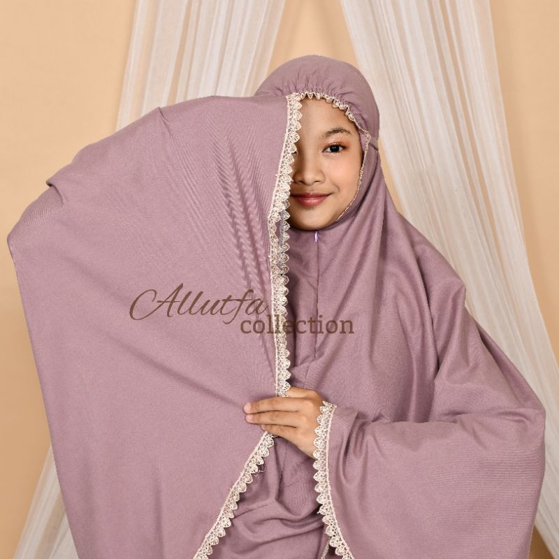 Mukena Anak Traveling 2in1 Katun Liana series